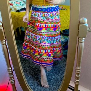 Handmade Mexican skirt